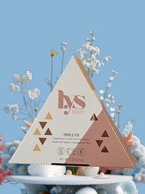 LYS Triple Fix Translucent Loose Setting Powder - Resilience NIB .32 Oz